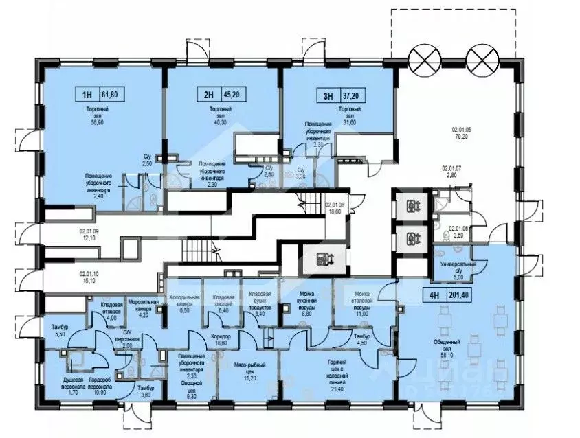 Помещение свободного назначения в Москва Афи Парк Воронцовский жилой ... - Фото 2