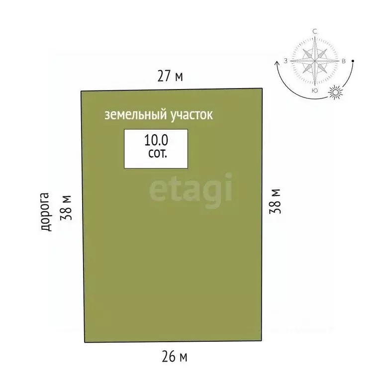 Участок в Тюменская область, Тюменский муниципальный округ, д. Речкина ... - Фото 2