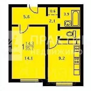 1-к кв. Москва Коровинское ш., 5К2 (35.7 м) - Фото 1
