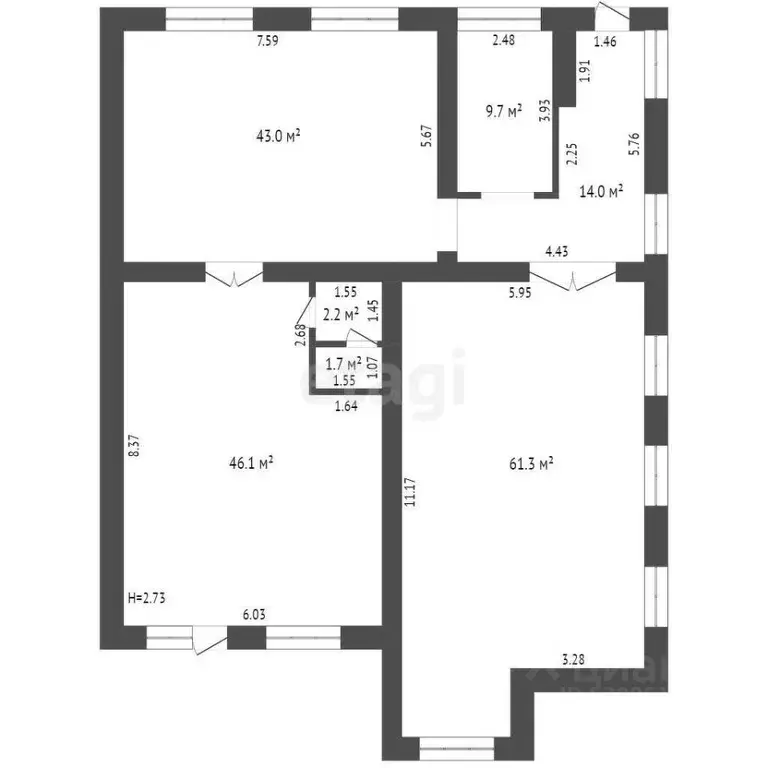 Офис в Ростовская область, Ростов-на-Дону ул. Текучева, 238/73 (178 м) - Фото 1