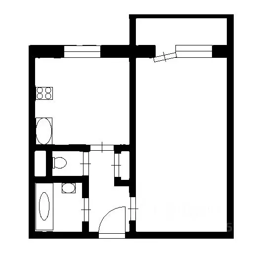 1-к кв. Санкт-Петербург ул. Репищева, 19К1 (37.6 м) - Фото 1