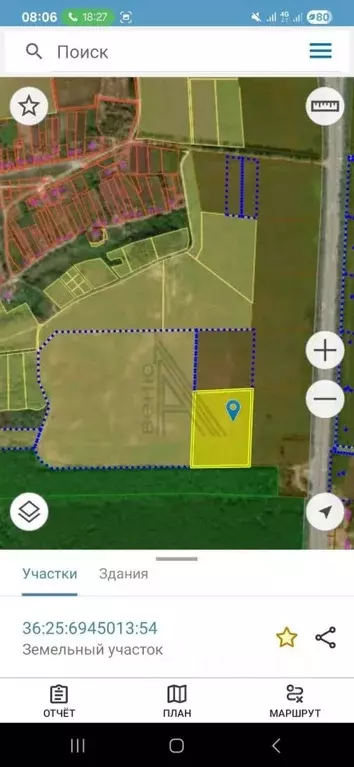 Участок в Воронежская область, Рамонский район, Горожанское с/пос, с. ... - Фото 1