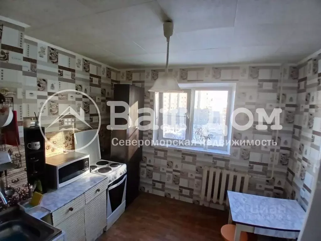 1-к кв. Мурманская область, Североморск Инженерная ул., 7 (32.6 м) - Фото 1