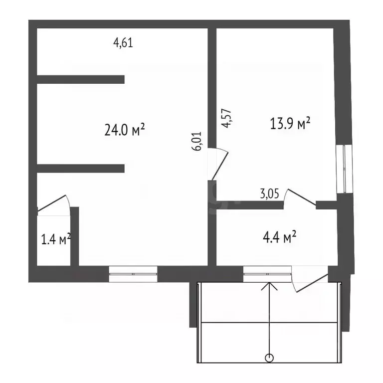 Помещение свободного назначения в Ямало-Ненецкий АО, Новый Уренгой 6 ... - Фото 2