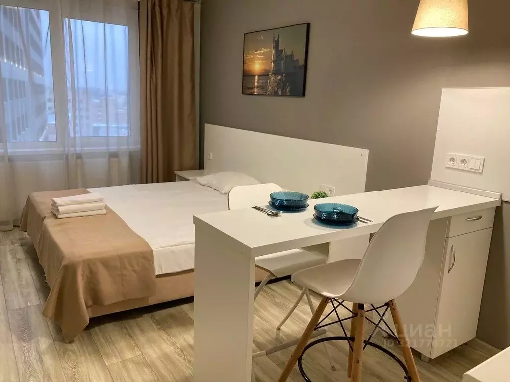 Студия Санкт-Петербург ул. Салова, 61 (23.0 м) - Фото 0