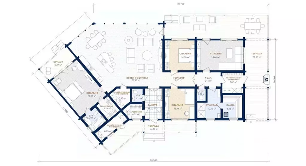 Дом в Ленинградская область, Всеволожский район, Куйвозовское с/пос, ... - Фото 2