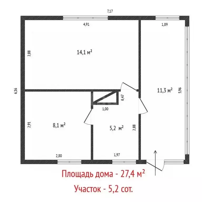 Дом в Свердловская область, Березовский № 37 КС,  (27 м) - Фото 2
