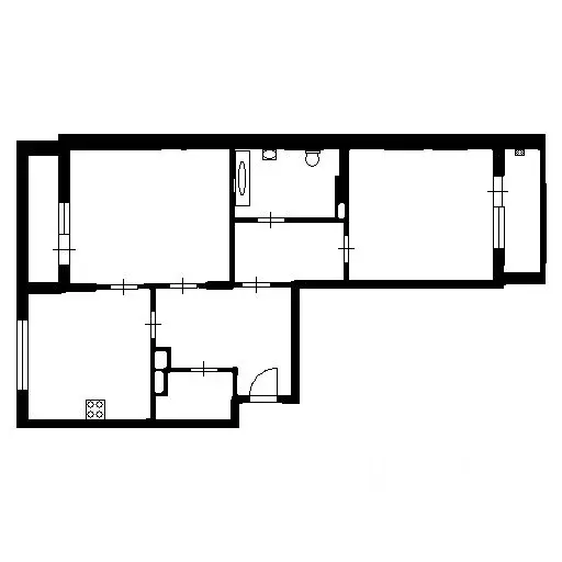 2-к кв. Башкортостан, Уфа ул. Аксакова, 2 (73.2 м) - Фото 2