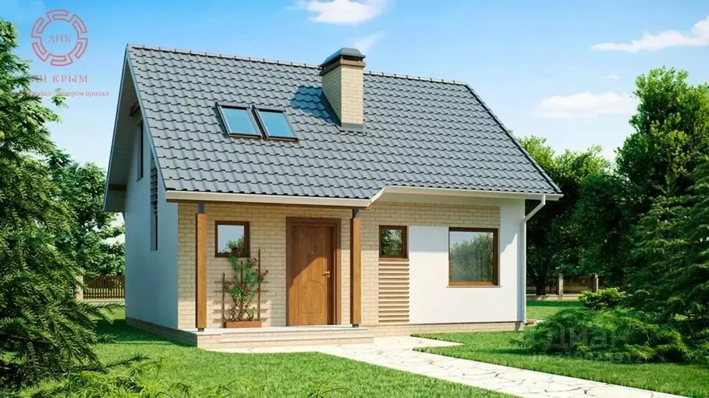 Дом в Крым, Ленинский район, с. Останино ул. Первомайская (100 м) - Фото 1