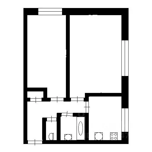 2-к кв. Владимирская область, Ковровский район, пос. Мелехово Школьный ... - Фото 2