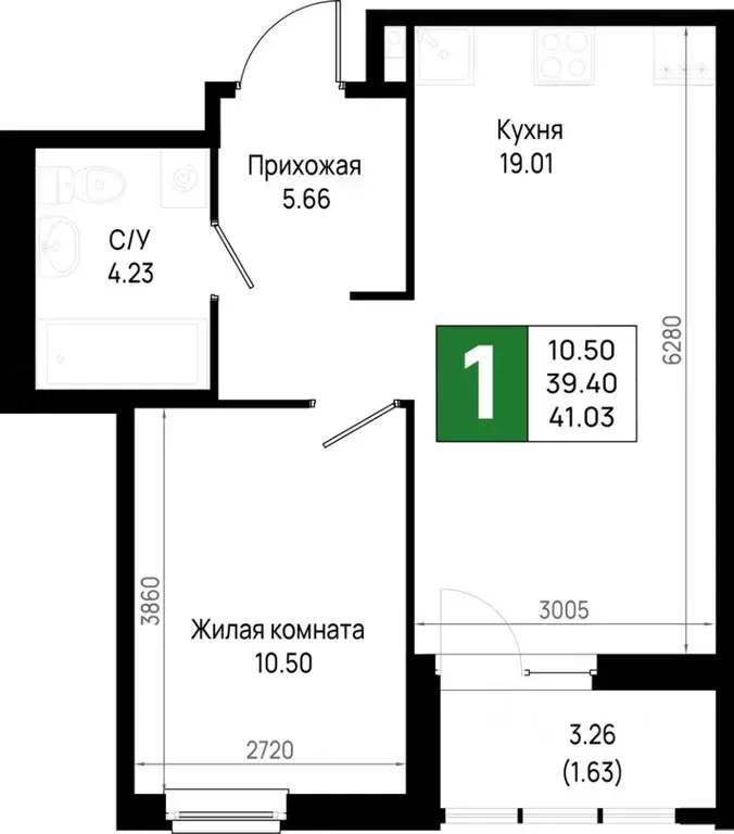 1-к кв. Ленинградская область, Всеволожский район, Свердловское ... - Фото 0
