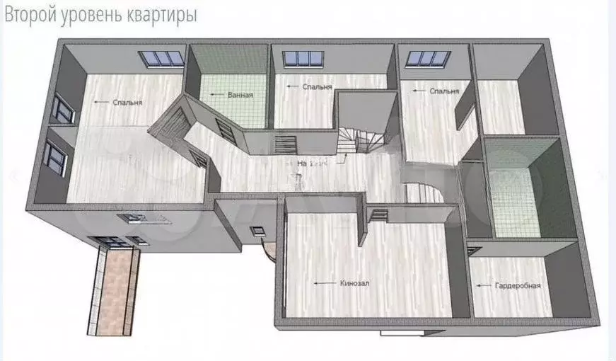 10 и более-к. квартира, 500 м, 3/3 эт. - Фото 1