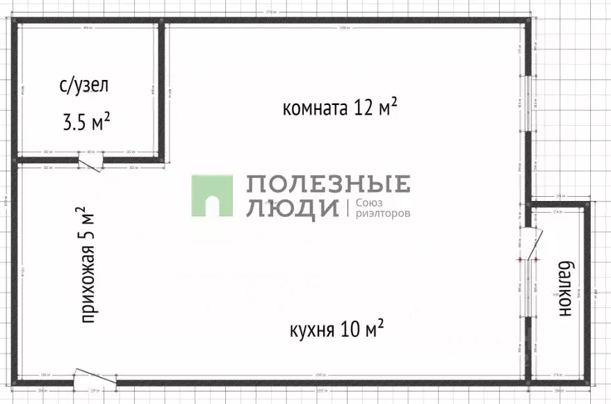 1-к кв. Адыгея, Тахтамукайский район, Яблоновский пгт ул. Гагарина, ... - Фото 2