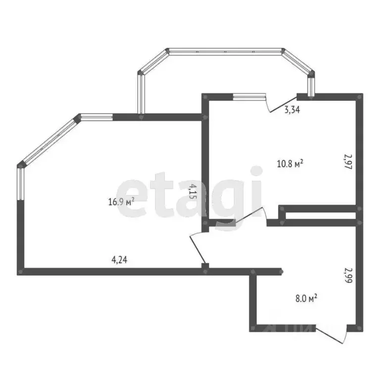 1-к кв. Амурская область, Благовещенск ул. Василенко, 3/12 (39.1 м) - Фото 1