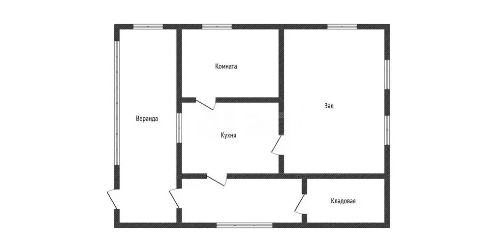 Дом в село Карабинка, Школьный переулок (43.4 м) - Фото 2