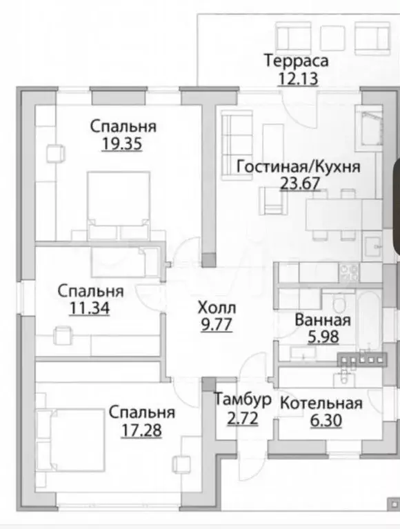 Дом 122,7 м на участке 6 сот. - Фото 0