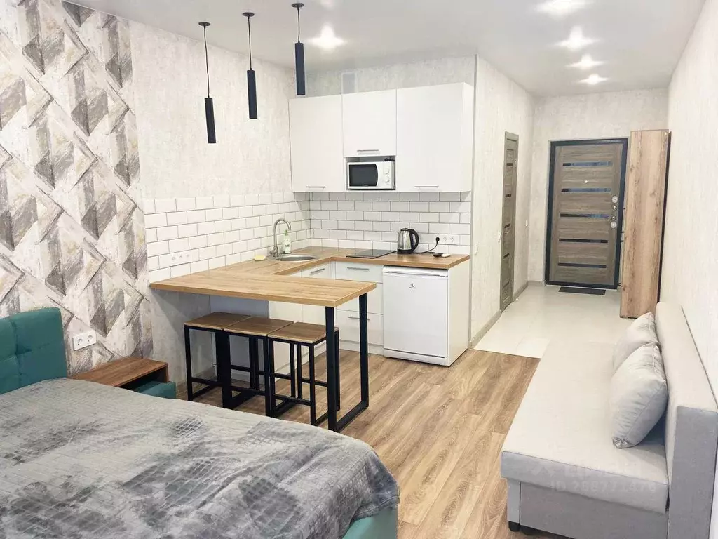 Студия Волгоградская область, Волжский ул. 40 лет Победы, 3 (32.0 м) - Фото 1