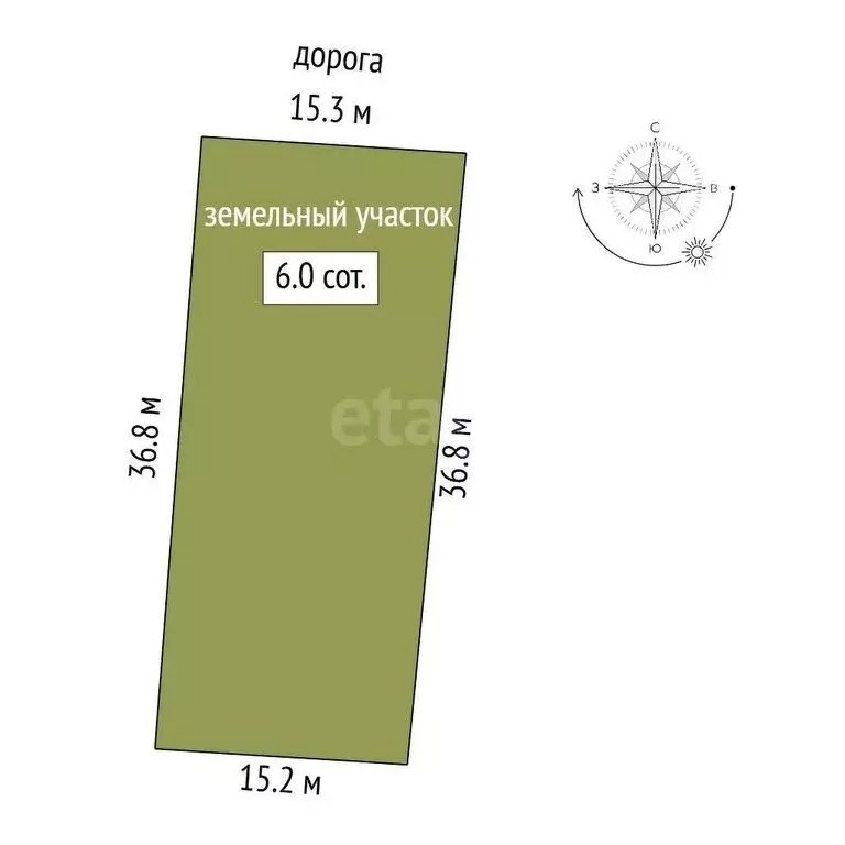 Участок в Симферопольский район, Мирновское сельское поселение, село ... - Фото 2