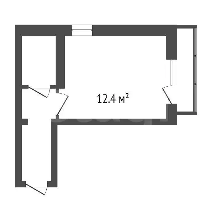 Квартира-студия: Иркутск, Зимняя улица, 1/4 (27.2 м) - Фото 1