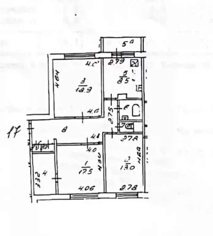 3-к кв. Москва ул. Плещеева, 22А (79.7 м) - Фото 2