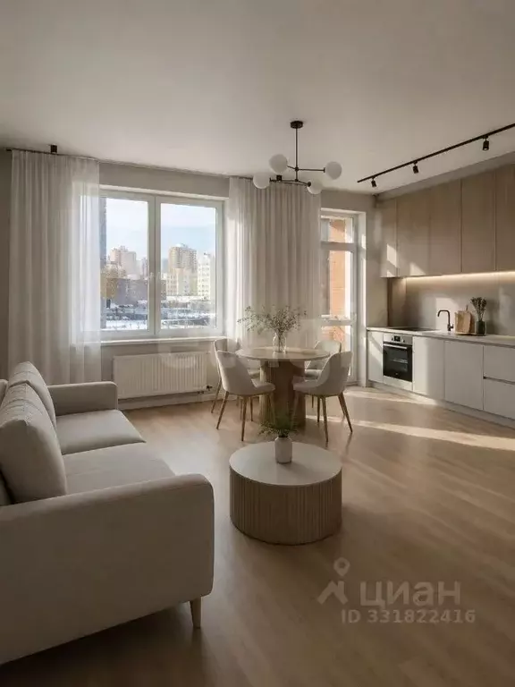 3-к кв. Тюменская область, Тюмень ул. Фармана Салманова, 14 (72.9 м) - Фото 1