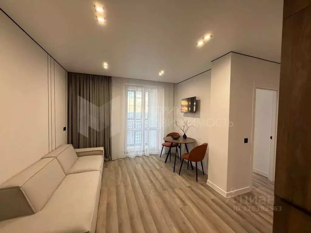 1-к кв. Тюменская область, Тюмень ул. Константина Посьета, 6 (38.0 м) - Фото 1