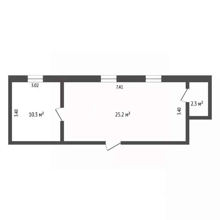 Офис в Тюменская область, Тюмень ул. Некрасова, 10 (38 м) - Фото 2