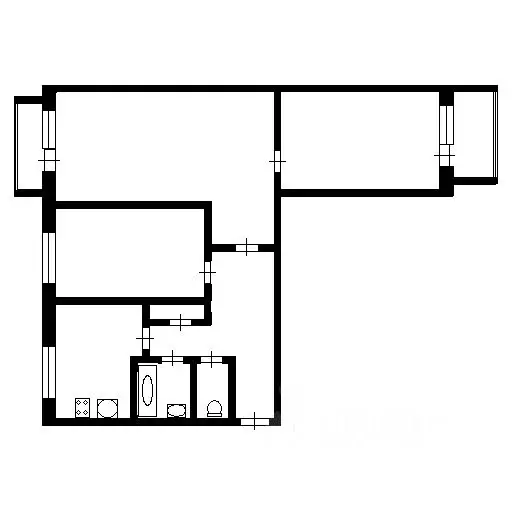 3-к кв. Ростовская область, Шахты просп. Строителей, 38 (60.0 м) - Фото 2