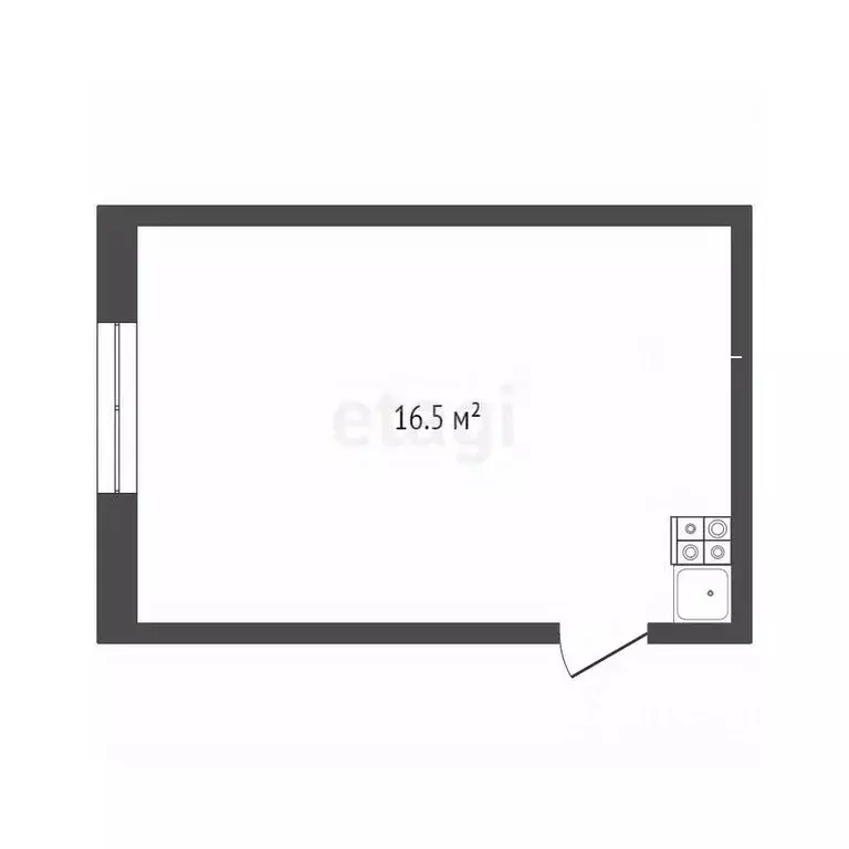 Комната Коми, Ухта ул. Сенюкова, 49 (16.5 м) - Фото 2