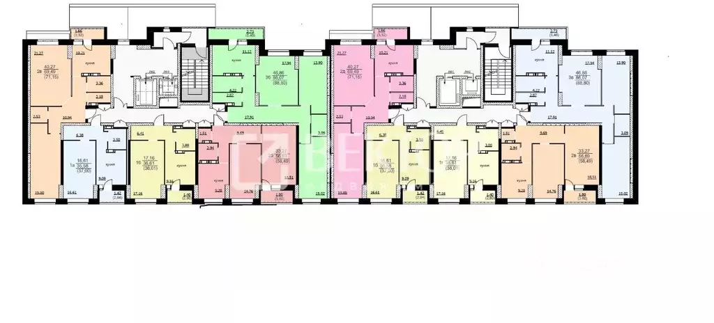 2-к кв. Ярославская область, Ярославль Красноборская ул., 38к2 (58.49 ... - Фото 2