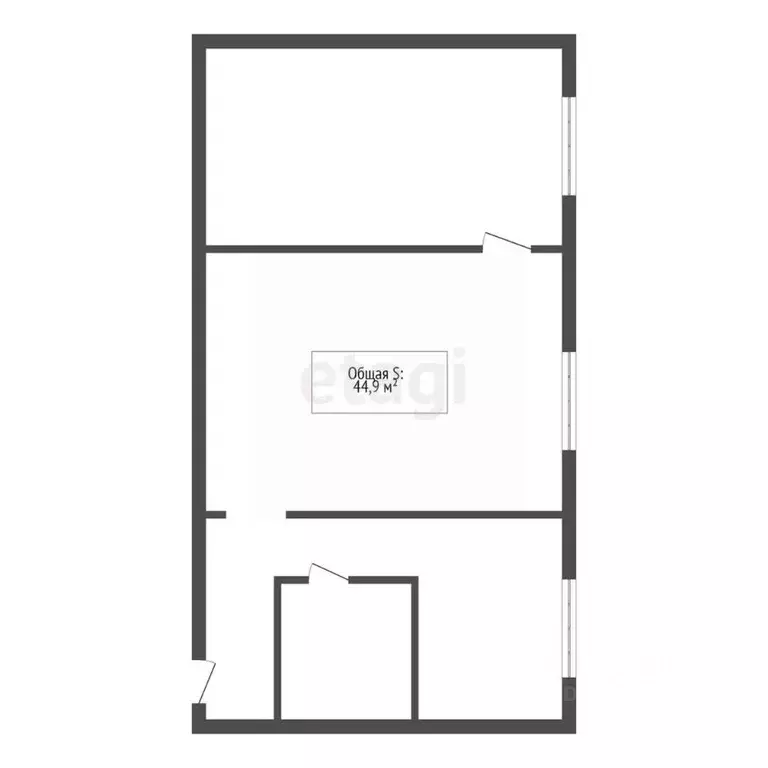 2-к кв. Кемеровская область, Новокузнецк ул. Новаторов, 14 (44.9 м) - Фото 1