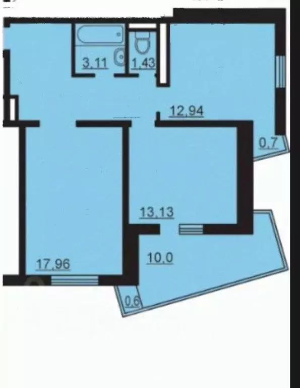 2-к кв. Калужская область, Калуга Анненки мкр, ул. Анненки, 40 (70.0 ... - Фото 2