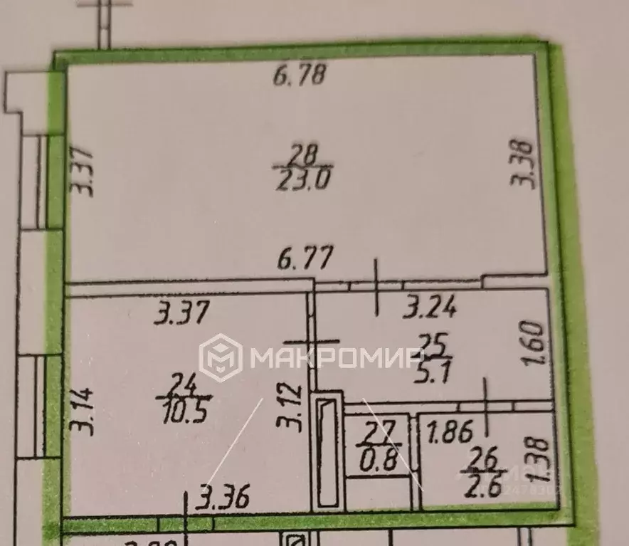 Офис в Санкт-Петербург Краснопутиловская ул., 76к2 (42 м) - Фото 2
