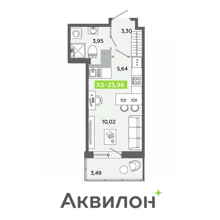 Студия Ленинградская область, Всеволожский район, Заневское городское ... - Фото 0