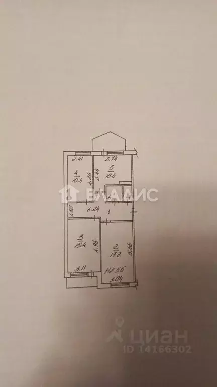3-к кв. Белгородская область, Строитель Яковлевский городской округ, ... - Фото 2