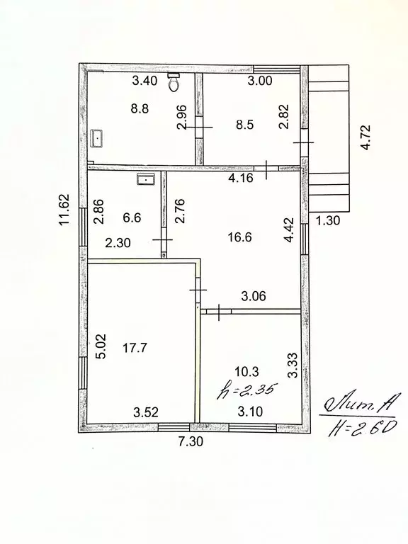 Дом в Саяногорск, Зелёная улица (68.5 м) - Фото 1