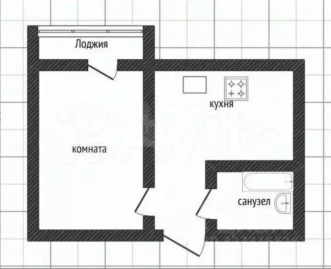 1-к кв. Краснодарский край, Новороссийск просп. Дзержинского, 204 ... - Фото 1