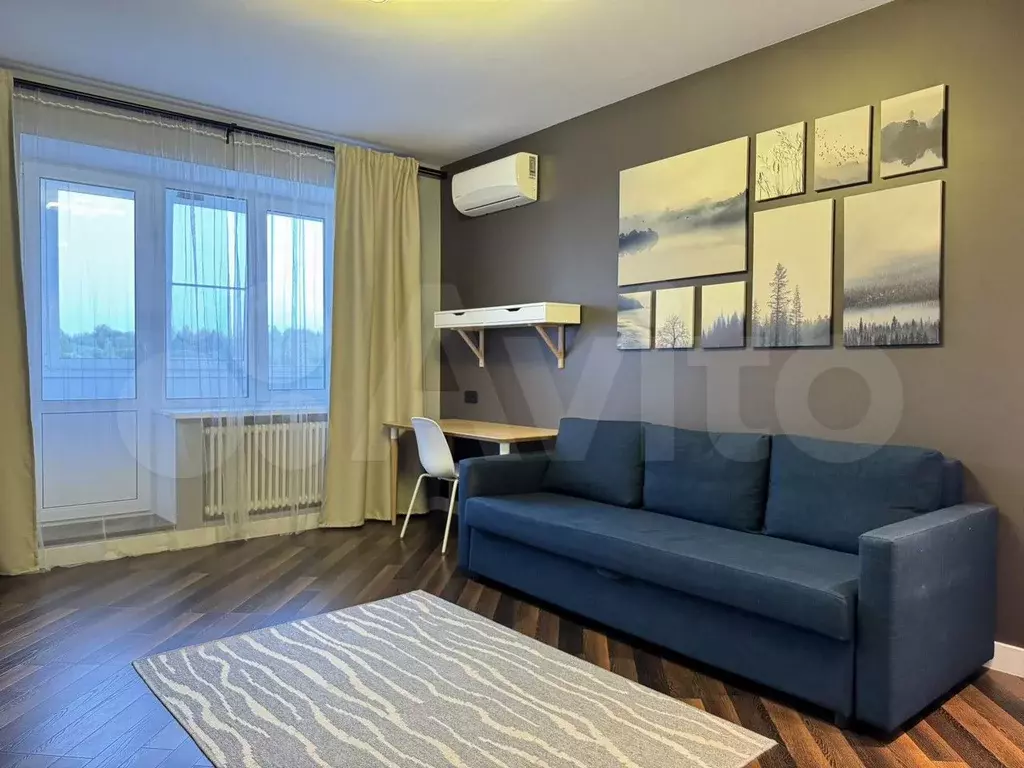 1-к. квартира, 40,6 м, 3/3 эт. - Фото 0