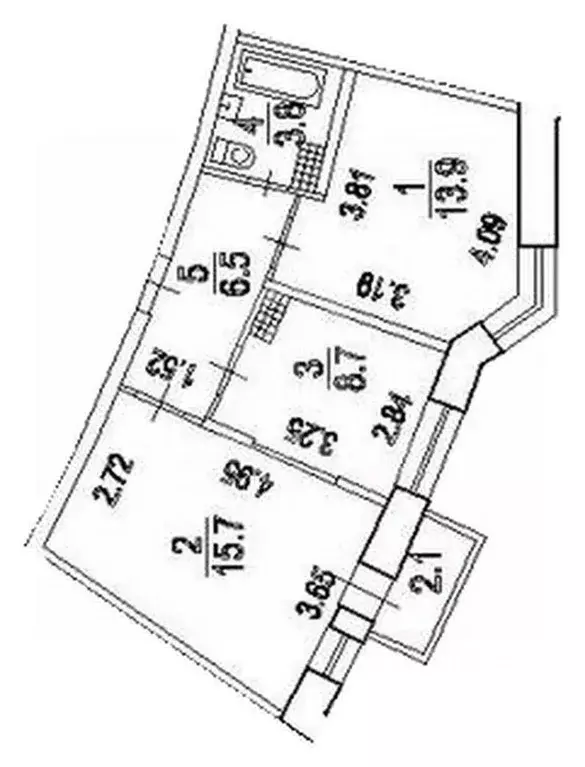 2-к кв. Санкт-Петербург Ленинский просп., 75к1 (48.6 м) - Фото 1