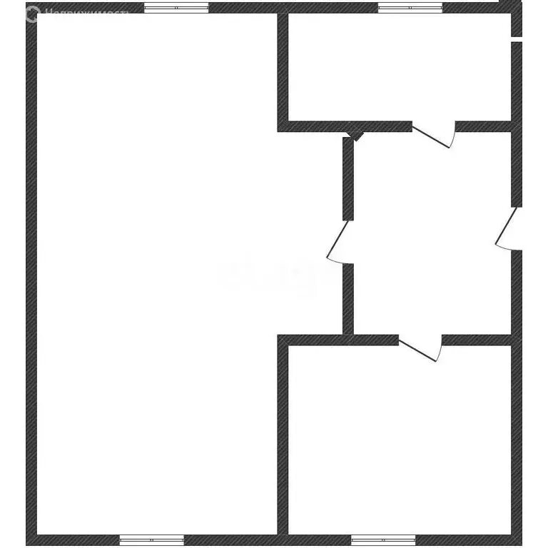 1-комнатная квартира: Бирюч, Степная улица, 11 (25.9 м) - Фото 1