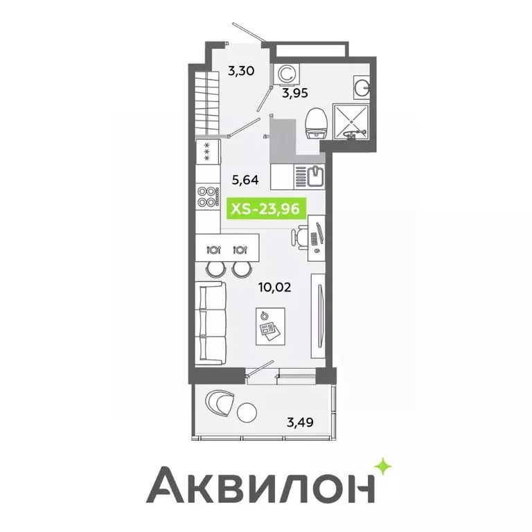 Студия Ленинградская область, Всеволожский район, Заневское городское ... - Фото 0