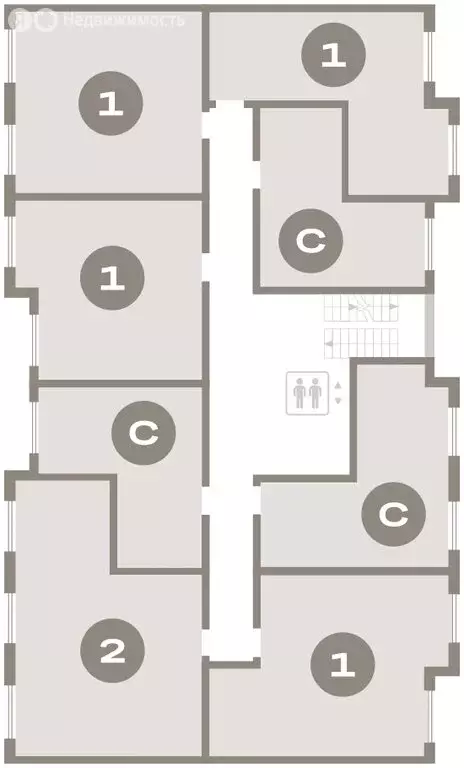 Квартира-студия: городской посёлок Новоселье, ЖК Брусника (27.95 м) - Фото 2