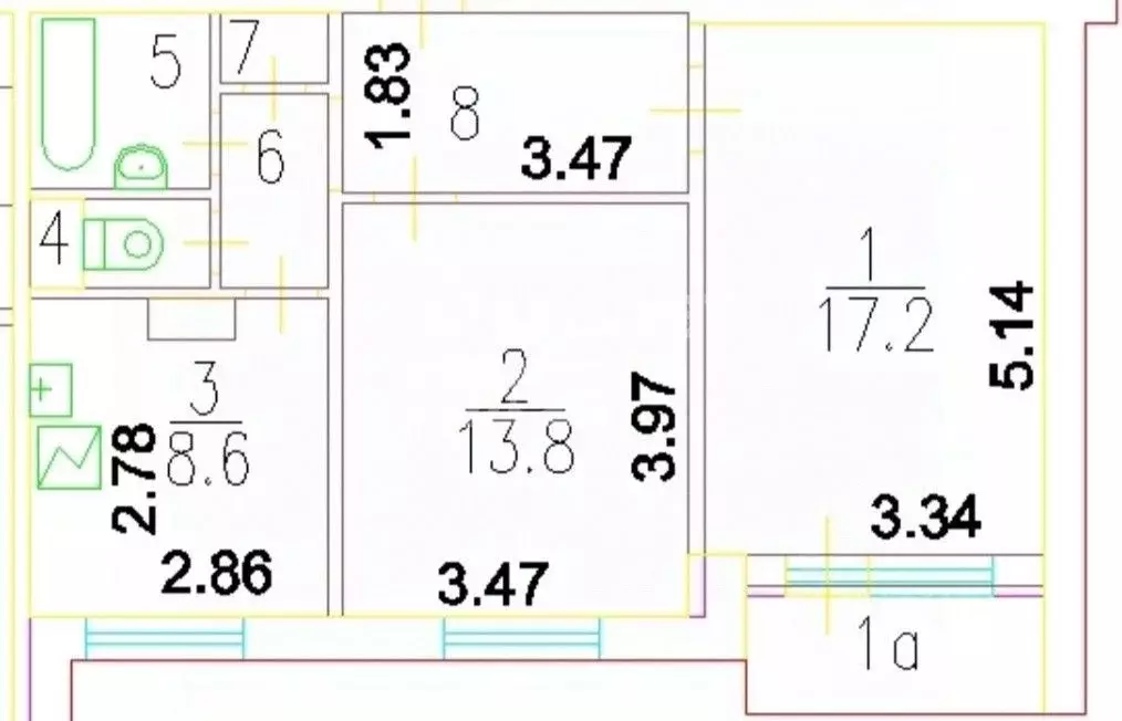 2-к кв. Москва Михневский проезд, 10 (52.6 м) - Фото 2