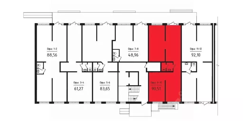 Офис в Адыгея, Майкоп Степная ул. (91 м) - Фото 2
