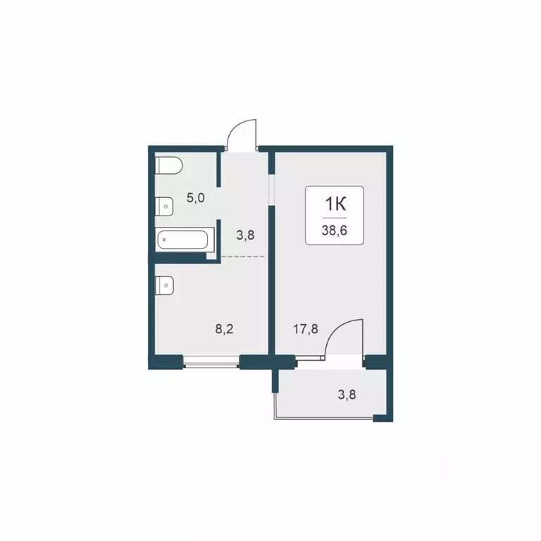 1-к кв. Новосибирская область, Новосибирск Цветной бульвар жилой ... - Фото 0