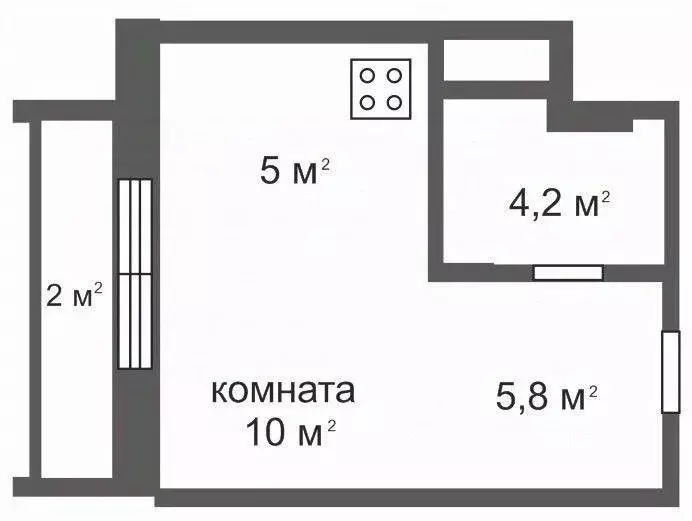 Студия Челябинская область, Челябинск Университетская Набережная ул., ... - Фото 1