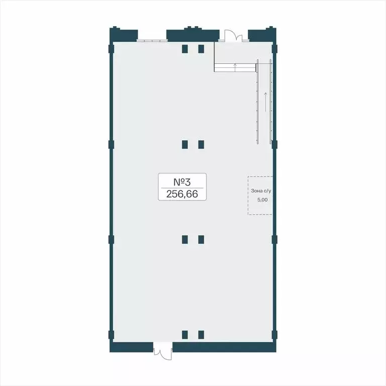 Помещение свободного назначения (256.66 м) - Фото 2