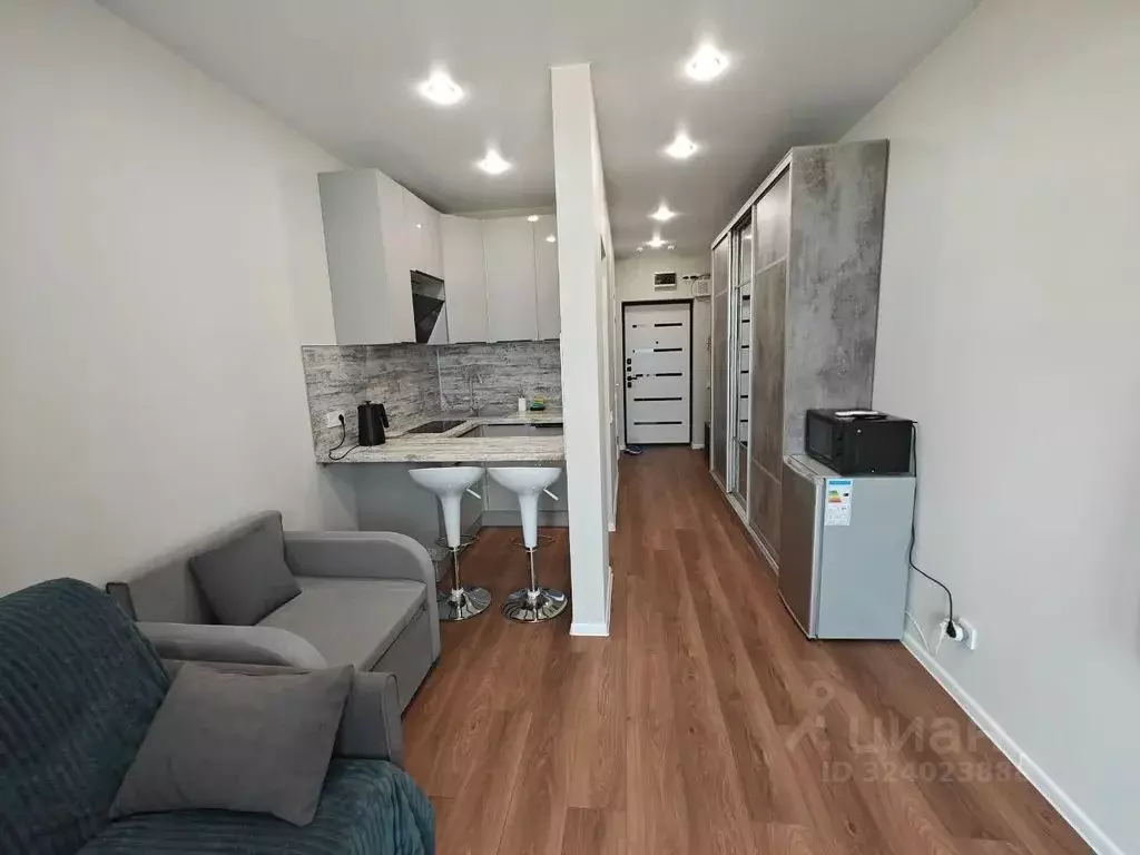 Студия Краснодарский край, Сочи Бытха мкр, ул. Ясногорская, 16/2 к12 ... - Фото 1