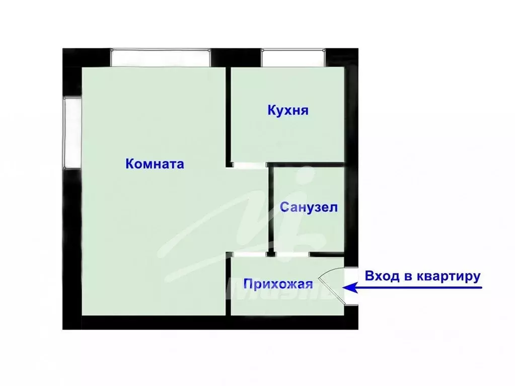 1-к кв. Москва Живописная ул., 34К2 (30.9 м) - Фото 1