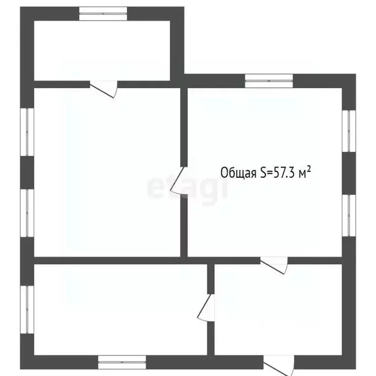 Дом в Новосибирская область, Новосибирск 2-й Пермский пер., 3 (57 м) - Фото 2